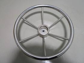 Gbp004007 Mercury Ride Guide Marine Stainless 14.75 Inch Steering Wheel 6 Spoke Square Shaft