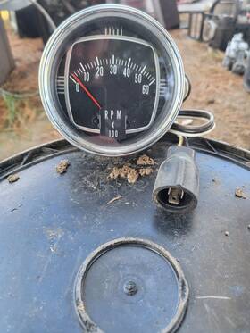 52552-a2 Mercury/kiekhaefer Vintage Marine Pre 70 Tach Tachometer 6000 Rpm