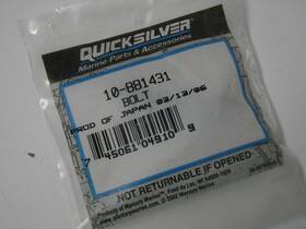 10-881431 Mercury Marine Mariner Quicksilver Outboard Screw Bolt M8x40 Oem
