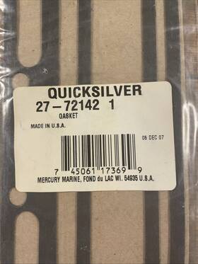 27-72142 Mercury Marine Quicksilver 1 Gasket Oem Nos