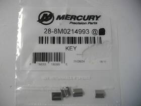 28-8m0214993 Mercury Marine Quicksilver Mariner Key Oem Pack Of 4 Each