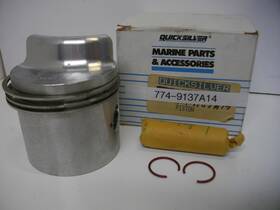 774-9137a14 Mercury Marine Mariner Quicksilver Outboard .030 Piston Assembly Oem