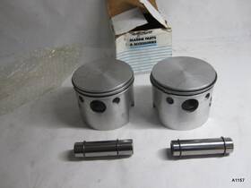 8666t42 Mercury Marine Oem Quicksilver 2 Piston Kits 175 200 220 225 V6 Outboard Genuine
