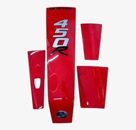 8m0147691 Mercury Marine 450r Red Cowling Accent Panel And Decal Kit