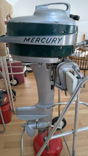 Mark20 Mercury 1950s Vintage Mark Kiekhaefer 20hp Outboard - Includes Rolling Stand