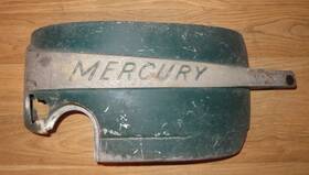 Me6426d Mercury Vintage 1950s Mark 20 15 Outboard Port Side Cover Cowl Me6426