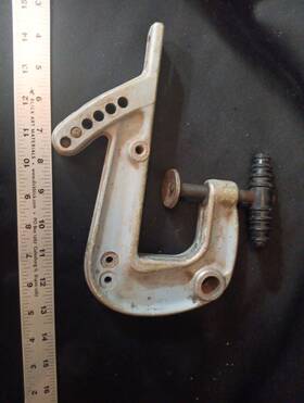 1400-21 Mercury Motor Vintage Marine - Model Super Clamp Bracket Alcoa 4 Aluminum