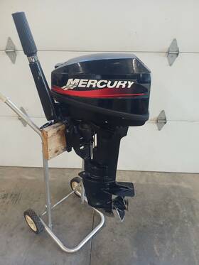 Ot896787 Mercury 15 Hp Ss Tiller Outboard Motor Boat Engine 8 9.9 10 18 20 Manual Start
