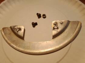 48033a Mercury Quicksilver 48033 Marine Outboard Lead Wire Shield Ay With Screws Vintage