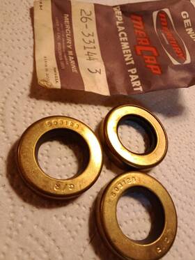 26-89238 Mercury Quicksilver Omc 33144 89238 503128 Oil Seal 26-33144 All 3 Lot