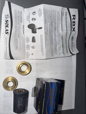 Rbx810 Mercury Solas Rbx 110 Prop Hub Kit Mariner Mercruiser 21/2 Inch Gearcase 8 Tooth
