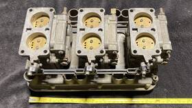 Wh-1-1 Mercury Wh1-1 Mariner 1979-1986 150/175 Hp Carb Set And Choke Plate 2-1 3-1 V6