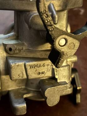 Wma6-3 Mercury Wma6-1 Classic Fifty Carburator Complete Clean And Carb. Parts