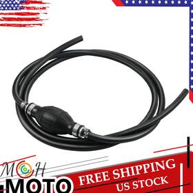 Mhqp-0300 Mhmoto 3/8in Universal Marine Fuel Hose Line Assembly With Primer Bulbs 6 Ft