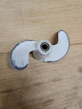 312129 Michigan Boat Motor Prop Propeller Johnson Evinrude Fisherman 8 X 7 1/4 6-15 Hp