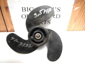 48-93357 Michigan 1985 Mercury 3 1/2 Hp Outboard Motor Propeller My Fit Others Years And