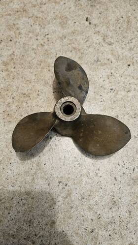 Amc261 Michigan Vintage Wheel Outboard Boat Motor Propeller Johnson 10hp Qd