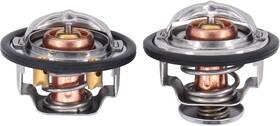 97241129 Motoku Front And Rear Thermostat 185 180 Degree For Chevy Gmc 6.6