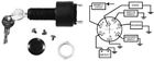 23121398306 Mp39830 Sierra Boat Electronic Ignition Switch Omc