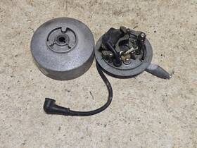 1a38 Muncie Antique Neptune 1.2hp 1938 Outboard Boat Motor Magneto Plate Assemb