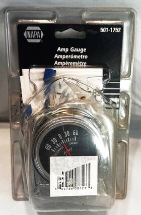 501-1752 Napa Ammeter Gauge Kit New Sealed