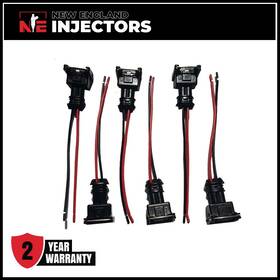 892811-001 New England Injectors Set Of 6 Siemens Fuel Injector Connectors Fits Mercury Verado 2.6l