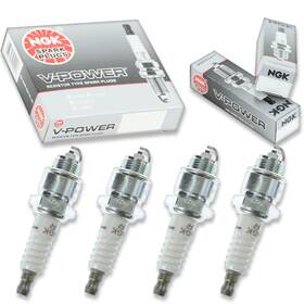 Sx1515 Ngk Atv Motorcycle Pwc Marine Snowmobile Parts 4pcs 94-97 Johnson Spl Standard Spark Plugs 2-cyl 48 Hp Kit Set Engine Su