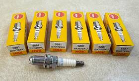 Ngk-bkr7e-ku-10 Ngk Bkr7eku Set Of 6 5811 And Yamaha Spark Plugs