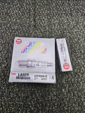 Izfr6n-e Ngk Qty 4 4757 Laser Iridium Spark Plug For Outboards 2005-2006