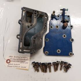 35002-3010m Nissan Tohatsu Outboard Exhaust Cover Set 1992 9.9hp Ns9.9b2 Blue