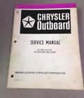 Ob3871 Chrysler Used Outboard Service Manual And Motors