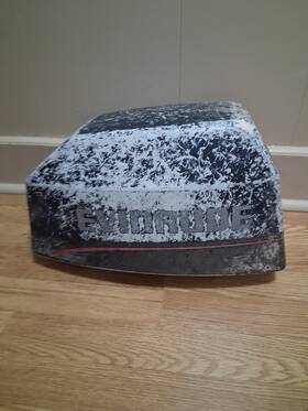 Omc 0284793 Evinrude Johnson 6 Hp Outboard Top Cowling Engine Cover Cowl Hood