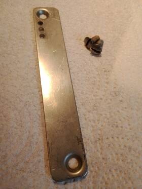 0302505 Omc Water By-pass Cover Plate 302505 With Screws Johnson Evinrude Gale Vintage