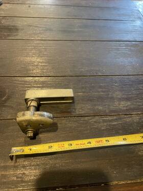 0385669 Omc Johnson Evinrude 385669 Oem Latch Handle And Shaft 318183 Hook 1973-1976 65-75hp