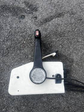 0397183 Omc Evinrude Johnson Side Mount Remote Control Box Red Plug Power Trim