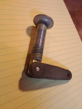 0433673 Omc Johnson Evinrude Vintage 433673 Transom Clamp Screw Assembly Good Threads