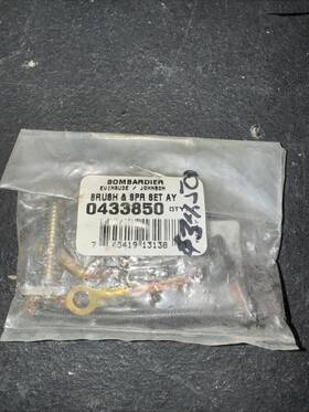 0433850 Omc Johnson Evinrude Oem Brush And Spring Set