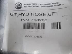 0768206 Omc Brp Evinrude Johnson Hydraulic Hose Kit 6ft