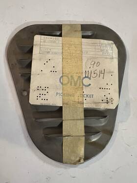 111514 Omc Water Intake Screen / Lower Unit Plate Johnson Evinrude