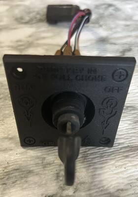 176408 Omc Evinrude Key Switch And Panel