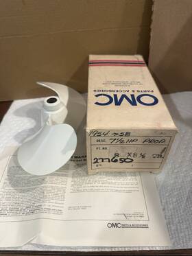 277650 Omc Johnson Evinrude 8x8 1/2 2bl Prop New Oem Nos