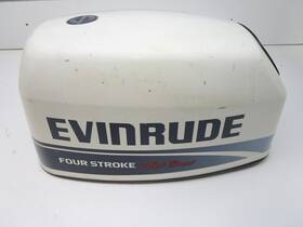 0284901 Omc 284901 Evinrude 9.9 Hp 4-stroke White Engine Cover Cowling Top Cowl Nla