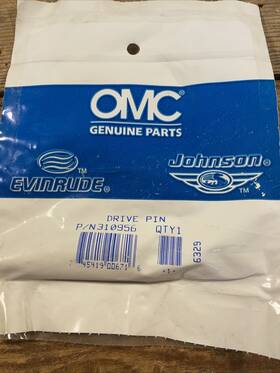 310956 Omc Johnson Evinrude Drive Pin Oem Nos