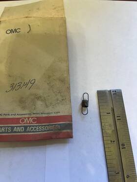 313149 Omc / Johnson-evinrude Distributor Advance Spring Genuine Oem