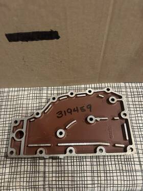 319459 Omc Johnson Evinrude Exhaust Cover Plate New Oem Nos