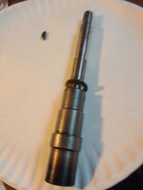 376073 Omc Johnson Evinrude Pinion Shaft And Shock Absorber Ay 5.5hp 7.5hp 1950s