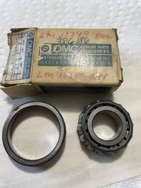 386186 Omc Johnson Evinrude Oem Bearing New Old Stock Read Description