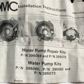 395072 Omc Water Pump Repair Kit