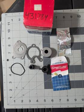 431784 Omc Johnson Evinrude Oem Water Pump Kit Nos