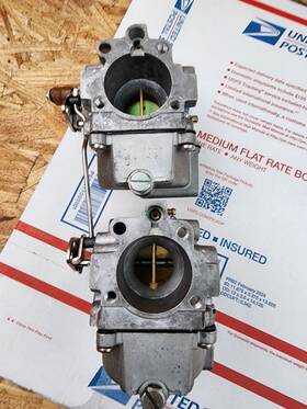 432439 Omc 432438 Evinrude Johnson 40hp Carburetors Set